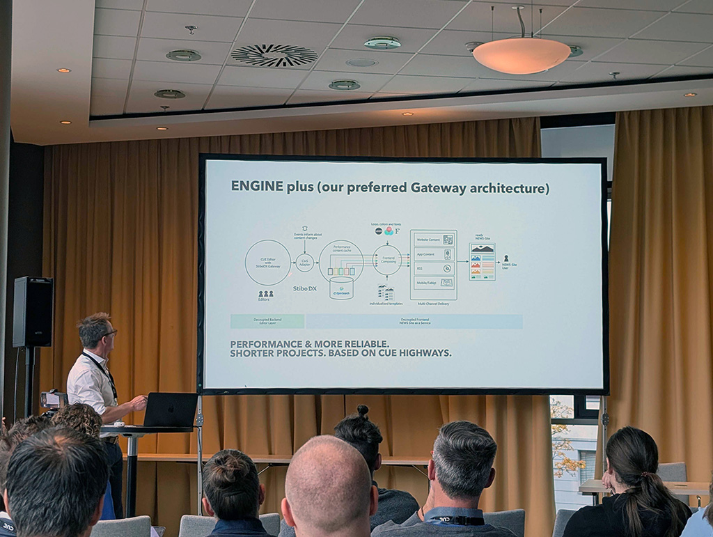 Präsentation auf den Cue Days 2024
