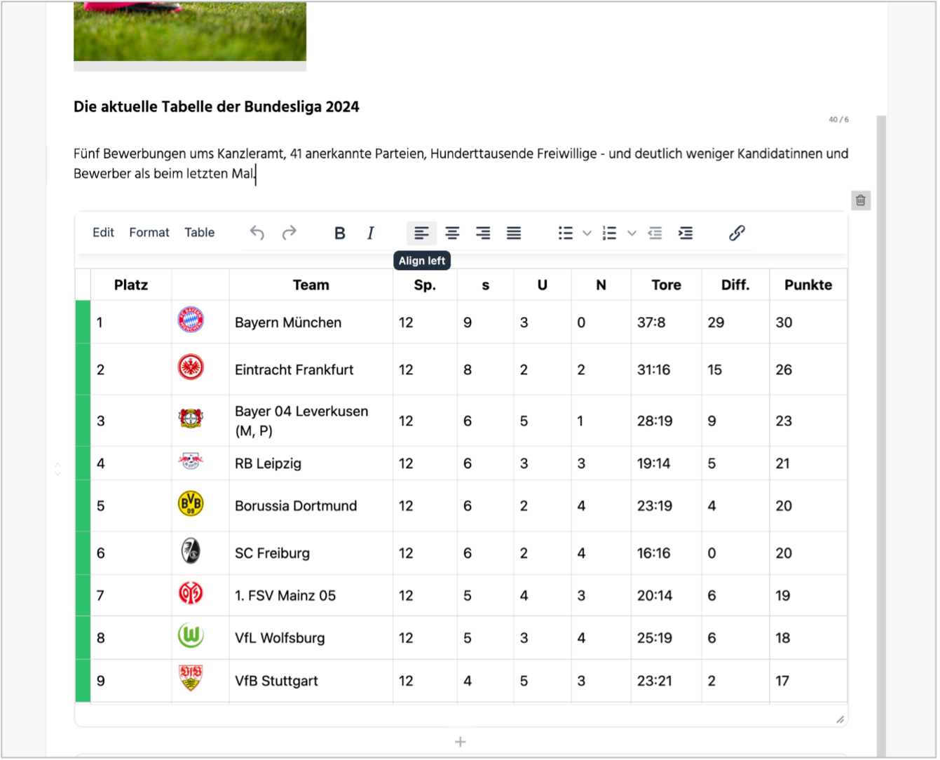 Component Suite Table Image