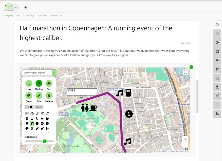 Example CPH Half, Half Marathon start area Sample CPH Half, Half Marathon start area